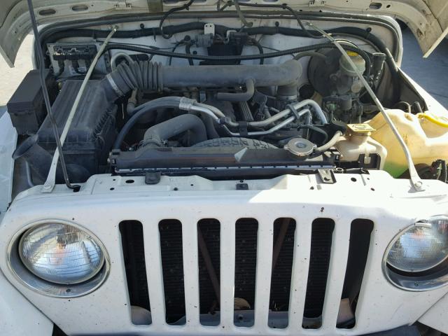 1J4FA39S83P347921 - 2003 JEEP WRANGLER C WHITE photo 7