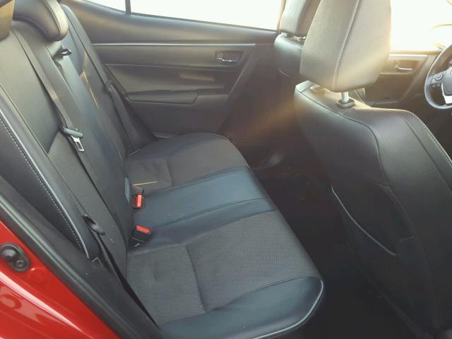 5YFBURHE9FP306632 - 2015 TOYOTA COROLLA L RED photo 6