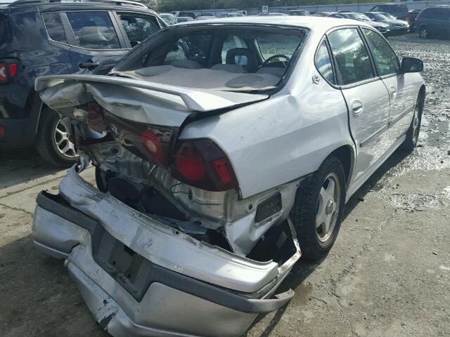 2G1WH55K729202474 - 2002 CHEVROLET IMPALA LS SILVER photo 4