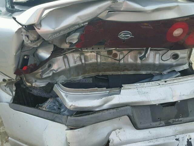 2G1WH55K729202474 - 2002 CHEVROLET IMPALA LS SILVER photo 9