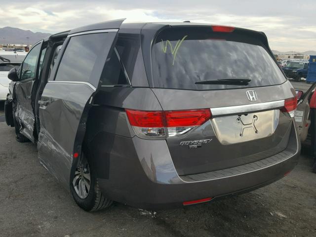 5FNRL5H63GB148269 - 2016 HONDA ODYSSEY EX BROWN photo 3