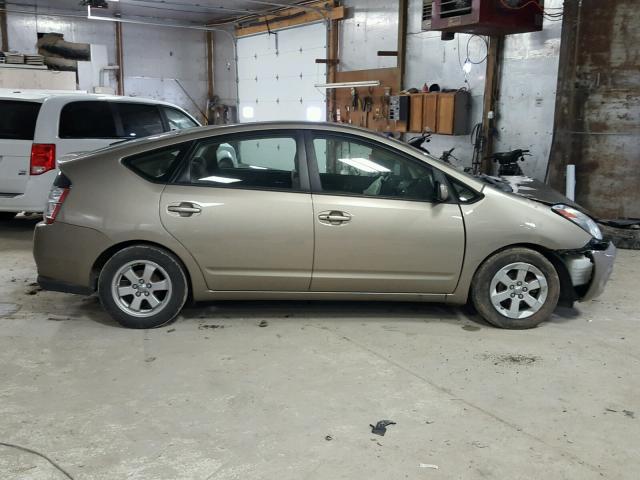 JTDKB20U940114702 - 2004 TOYOTA PRIUS TAN photo 9