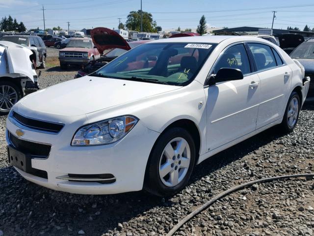 1G1ZG57B484261488 - 2008 CHEVROLET MALIBU LS 白色 照片 2