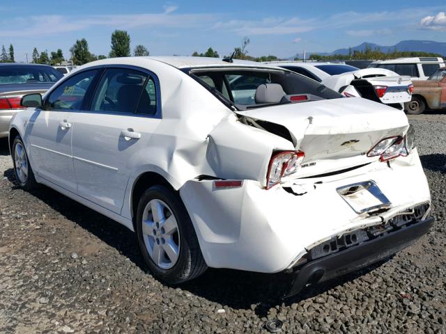 1G1ZG57B484261488 - 2008 CHEVROLET MALIBU LS 白色 照片 3