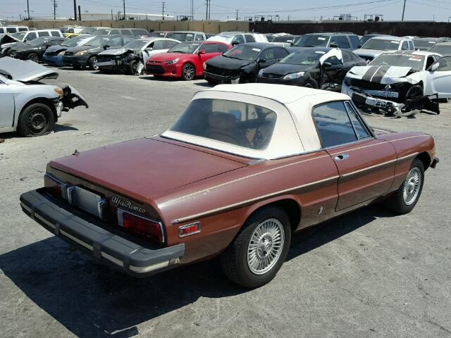 115410005165 - 1978 ALFA ROMEO SPYDER BROWN photo 4