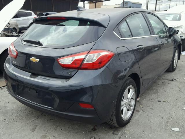 3G1BE6SM1HS531041 - 2017 CHEVROLET CRUZE LT GRAY photo 4