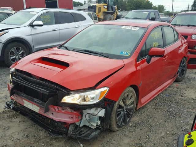 JF1VA1D61F9823649 - 2015 SUBARU WRX PREMIU RED photo 2