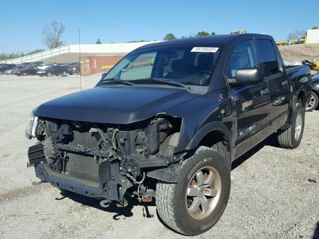 1N6BA0EC8CN309194 - 2012 NISSAN TITAN S GRAY photo 2