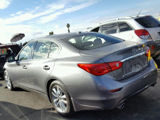 JN1CV7AP6GM203046 - 2016 INFINITI Q50 BASE Grafito foto 3