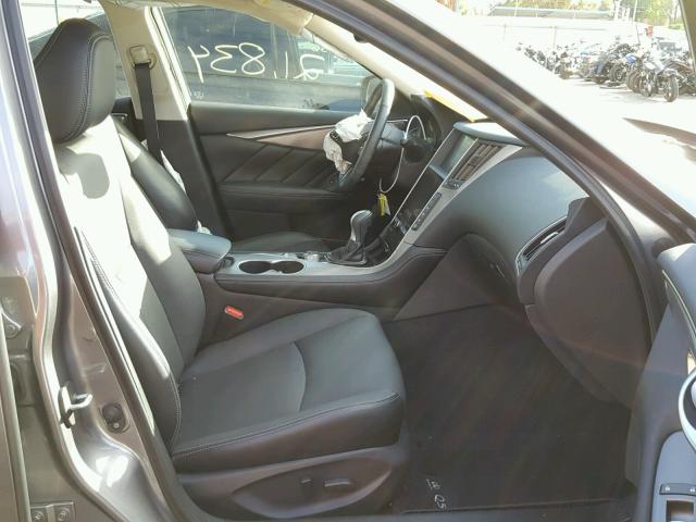 JN1CV7AP6GM203046 - 2016 INFINITI Q50 BASE Grafito foto 5