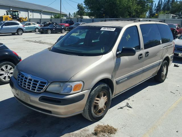 1GNDX03E6YD144832 - 2000 CHEVROLET VENTURE TAN photo 2