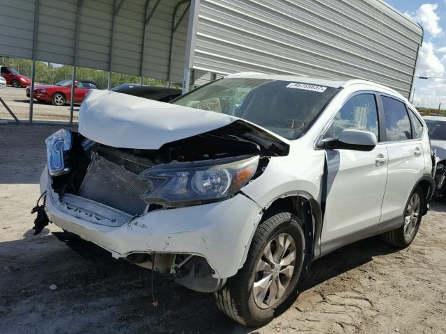 5J6RM3H78CL034117 - 2012 HONDA CR-V WHITE photo 2