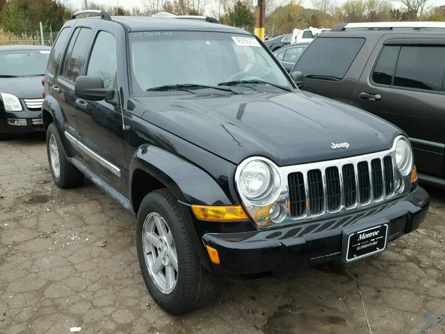 1J4GL58K77W671076 - 2007 JEEP LIBERTY LI BLACK photo 1