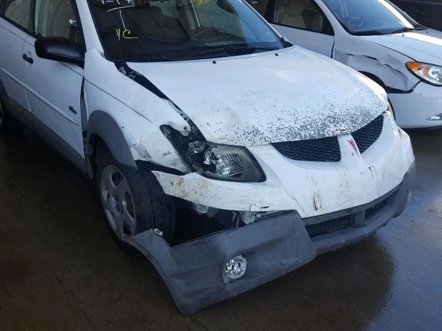 5Y2SL62813Z428858 - 2003 PONTIAC VIBE WHITE photo 9