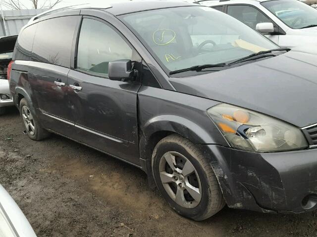 5N1BV28UX7N125867 - 2007 NISSAN QUEST S GRAY photo 9