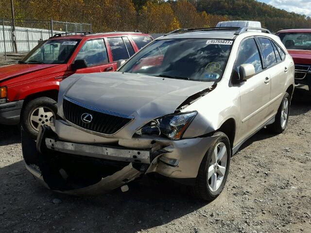 2T2HA31U94C011881 - 2004 LEXUS RX 330 GOLD photo 2