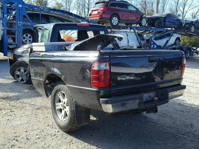 1FTYR15E64TA05887 - 2004 FORD RANGER SUP BLACK photo 3