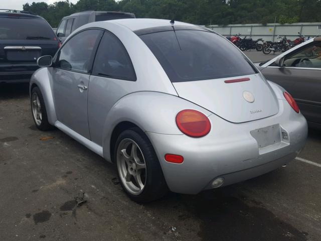 3VWDD21C23M439564 - 2003 VOLKSWAGEN NEW BEETLE ვერცხლისფერი ფოტო 3