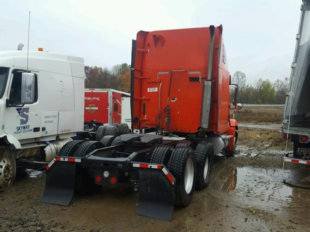 1FUJBBCK87LW97362 - 2007 FREIGHTLINER CONVENTION ORANGE photo 4