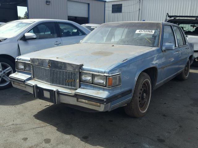 1G6CB6987F4298165 - 1985 CADILLAC FLEETWOOD BLUE photo 2