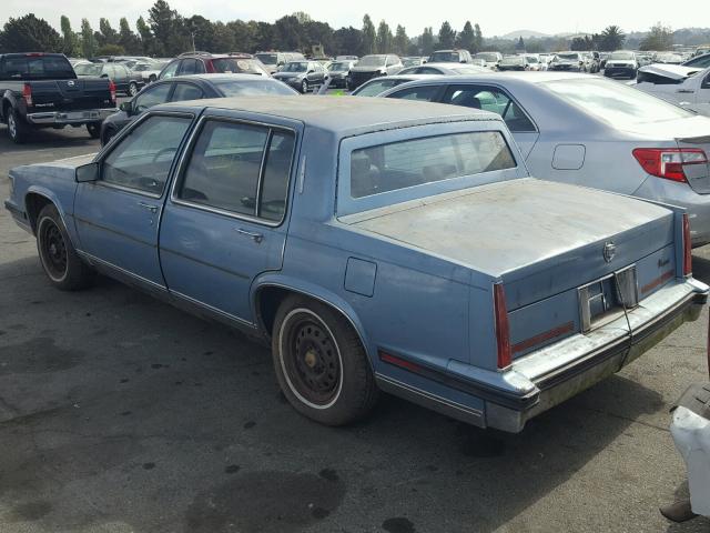 1G6CB6987F4298165 - 1985 CADILLAC FLEETWOOD BLUE photo 3