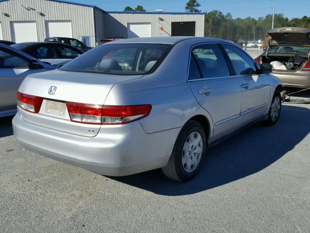 1HGCM56333A103025 - 2003 HONDA ACCORD LX SILVER photo 4