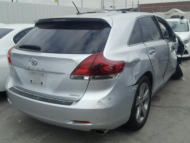 4T3ZK3BB7DU053426 - 2013 TOYOTA VENZA LE SILVER photo 4