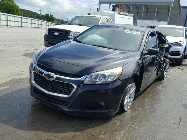 1G11C5SL8FF117162 - 2015 CHEVROLET MALIBU 1LT BLACK photo 2