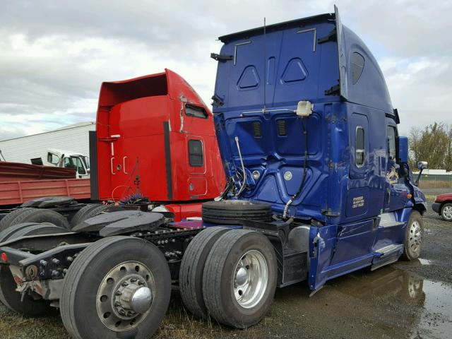 3AKJGLD56ESFY1694 - 2014 FREIGHTLINER CASCADIA 1 BLUE photo 4