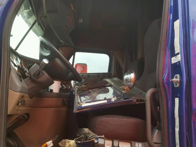 3AKJGLD56ESFY1694 - 2014 FREIGHTLINER CASCADIA 1 BLUE photo 5