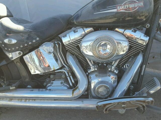 1HD1BW5137Y087034 - 2007 HARLEY-DAVIDSON FLSTC BLACK photo 9