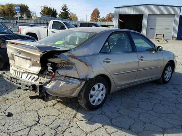 4T1BE32K74U873149 - 2004 TOYOTA CAMRY LE ოქროსფერი ფოტო 4