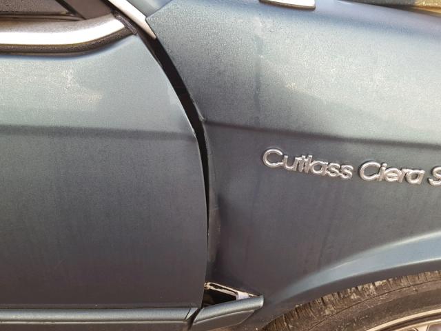 1G3AG55M3R6422251 - 1994 OLDSMOBILE CUTLASS CI BLUE photo 10