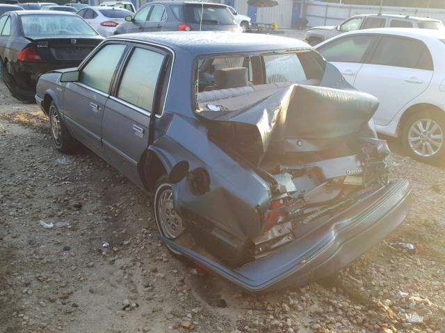 1G3AG55M3R6422251 - 1994 OLDSMOBILE CUTLASS CI BLUE photo 3