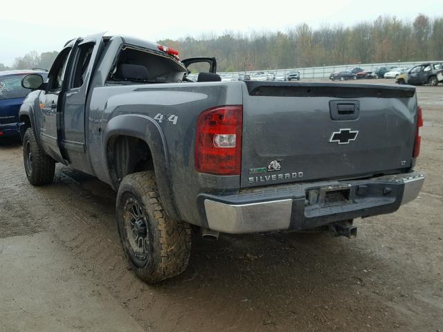 1GCRKSE35BZ273207 - 2011 CHEVROLET SILVERADO GRAY photo 3