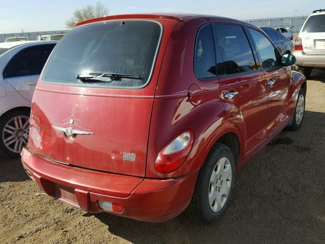 3A4FY58B57T521518 - 2007 CHRYSLER PT CRUISER RED photo 4