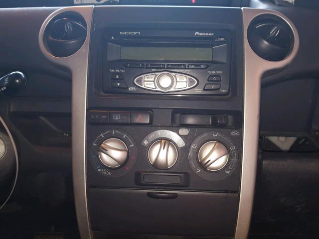 JTLKT324364078408 - 2006 TOYOTA SCION XB Қара фото 9