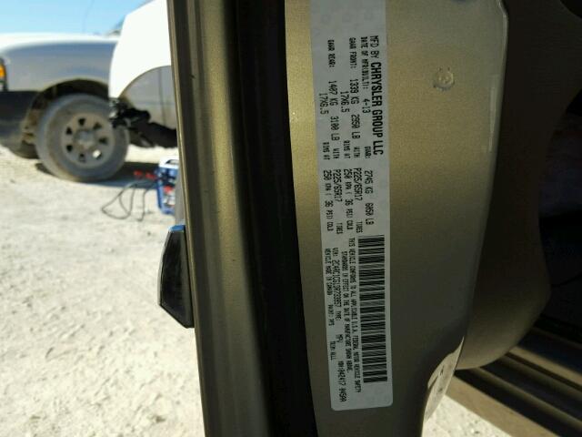 2C4RC1CG1DR733957 - 2013 CHRYSLER TOWN & COU Qızıl foto 10