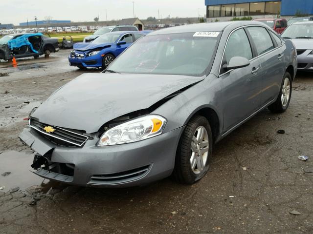 2G1WT55K481253999 - 2008 CHEVROLET IMPALA LT GRAY photo 2