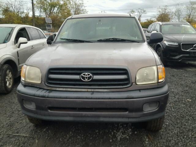 5TBJN3213YS118980 - 2000 TOYOTA TUNDRA GRAY photo 9