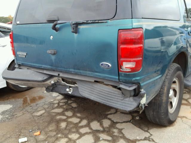 1FMRU18W7WLB29754 - 1998 FORD EXPEDITION GREEN photo 9