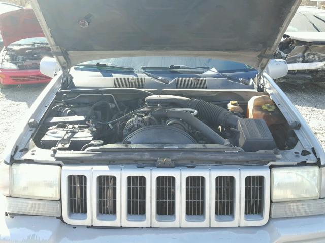 1J4GZ78Y2TC376994 - 1996 JEEP GRAND CHER SILVER photo 7