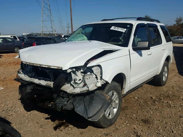 1FMEU6DE1AUA11582 - 2010 FORD EXPLORER X WHITE photo 2