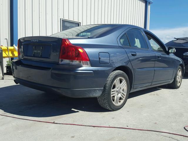 YV1RS592772612613 - 2007 VOLVO S60 2.5T BLUE photo 4