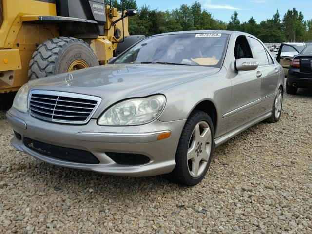 WDBNG70J43A377608 - 2003 MERCEDES-BENZ S 430 GRAY photo 2