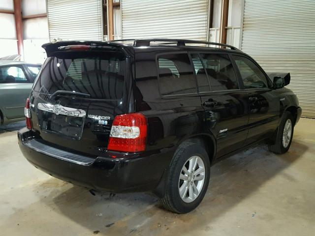 JTEDW21AX70021897 - 2007 TOYOTA HIGHLANDER BLACK photo 4