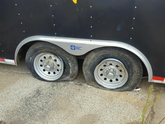 40LWB26239P154239 - 2009 UTILITY TRAILER BLACK photo 7