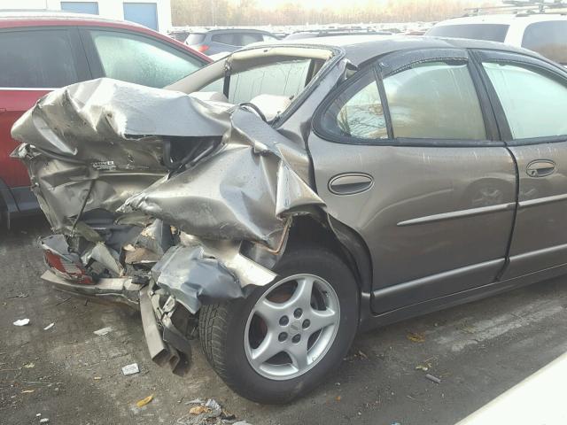 1G2WP52K62F199383 - 2002 PONTIAC GRAND PRIX GRAY photo 9