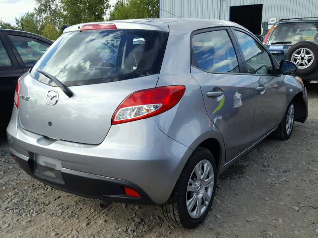 JM1DE1KZXE0178946 - 2014 MAZDA MAZDA2 SPO GRAY photo 4