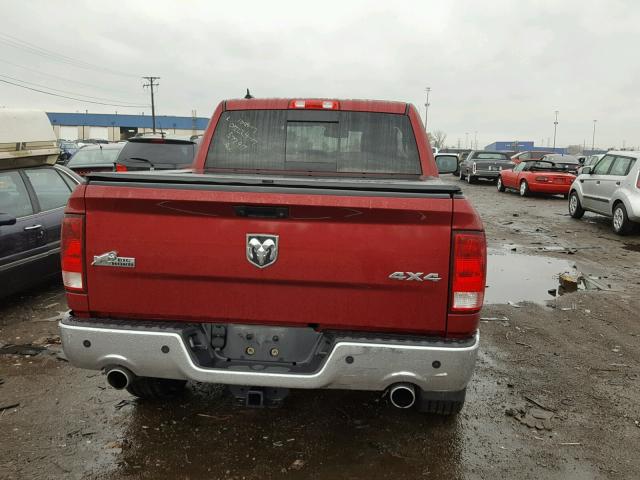 1C6RR7LT2DS577917 - 2013 RAM 1500 SLT RED photo 6